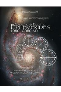 Galactic & Ecliptic Ephemerides 1950 - 2050 AD