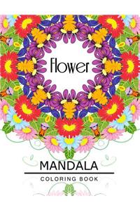 Flower Mandala Coloring Book