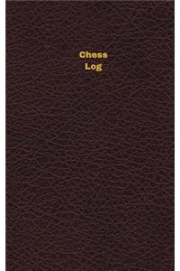 Chess Log (Logbook, Journal - 96 pages, 5 x 8 inches)