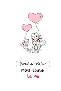 Carnet de notes lignés avec des questions sur votre couple idéal pour la saint valentin