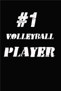 #1 Volleyball Player Notebook