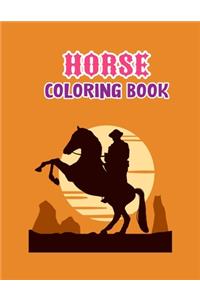 Horse coloring book