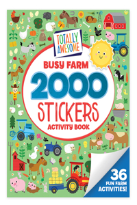 2000 Stickers Busy Farm Activity Book