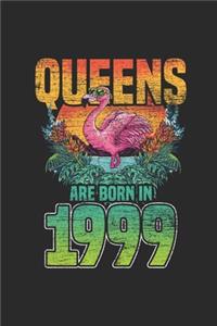 Queens Are Born In 1999: Dotted Bullet Journal (6 X 9 -120 Pages) for Birthday Gift Idea for Women