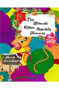 The Ultimate Merry Christmas Kitten Monthly Planner Year 2020