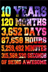 10 Years Of Being Awesome