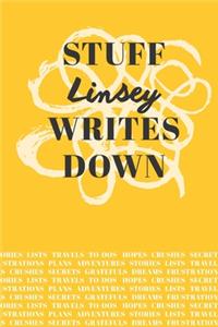 Stuff Linsey Writes Down