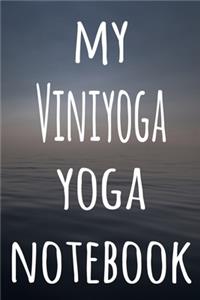 My Viniyoga Yoga Notebook