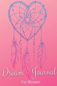 Dream Journal For Women With Heart Dreamcatcher Cover