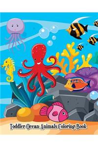 Toddler Ocean Animals Coloring Book