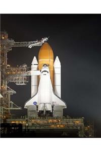 Space Shuttle Launch Platform Night Science School Composition Book 130 Pages