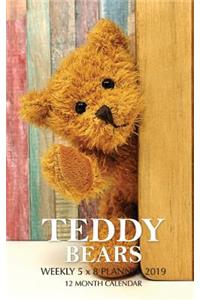 Teddy Bears Weekly 5 x 8 Planner 2019