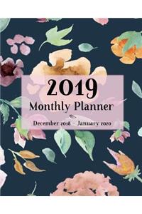 2019 Monthly Planner December 2018 - January 2020