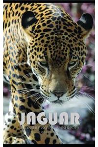 Jaguar Monthly Note Planner 2019 1 Year Calendar