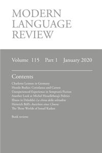 Modern Language Review (115