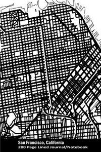 San Francisco California 200 Page Lined Journal/Notebook