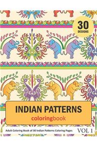 Indian Patterns Coloring Book