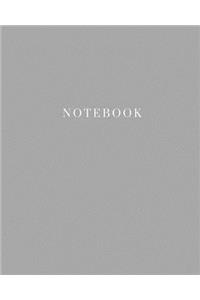 Notebook - Daily Journal Grey Cover