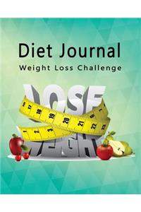 Diet Journal Weight Loss Challenge