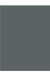 Slate Grey 101 - Graph Notebook: 101 Pages, 8.5 x 11, Medium Ruled, Journal, Soft Cover