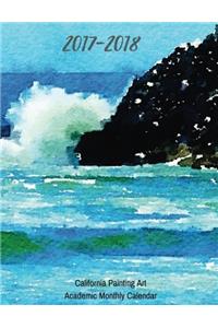 California Painting Art 2017-2018 Academic Monthly Calendar
