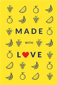 Made With Love (Blank Recipe Book)