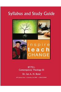 BT751 Contemporary Theology III