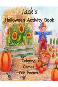 Jack's Halloween Activity Book