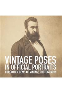 Vintage poses in official portraits
