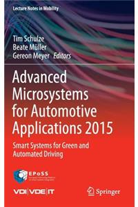 Advanced Microsystems for Automotive Applications 2015