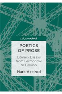 Poetics of Prose