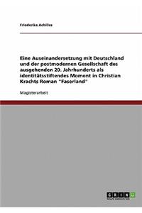 Eine Auseinandersetzung Mit Christian Krachts Roman 