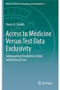 Access to Medicine Versus Test Data Exclusivity