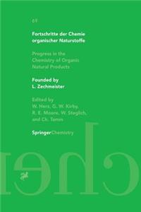 Fortschritte Der Chemie Organischer Naturstoffe Progress in the Chemistry of Organic Natural Products 69