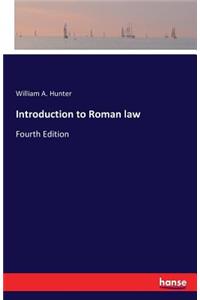 Introduction to Roman law