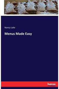 Menus Made Easy