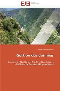 Gestion Des Données