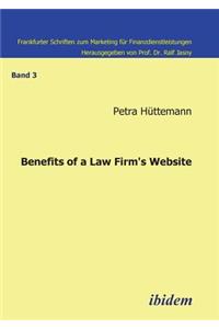 Benefits of a law firm's website