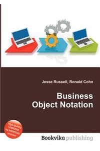 Business Object Notation