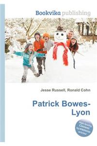 Patrick Bowes-Lyon