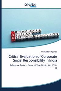Critical Evaluation of Corporate Social Responsibility in India