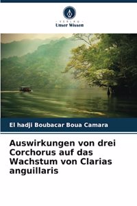 Auswirkungen von drei Corchorus auf das Wachstum von Clarias anguillaris