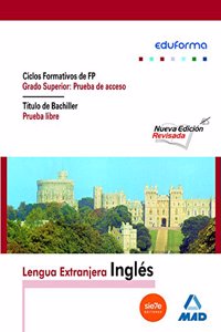 Ciclos Formativos de Fp Grado Superior: Prueba de Acceso. Titulo de Bachiller, Prueba Libre