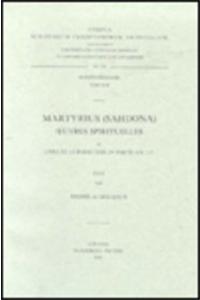 Martyrius (Sahdona). Oeuvres Spirituelles, II. Livre de la Perfection, 2e Partie (Ch. 1-7)