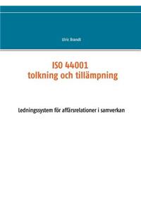 ISO 44001 - Tolkning Och Till?mpning