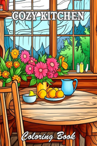 Cozy Kitchen Coloring Book