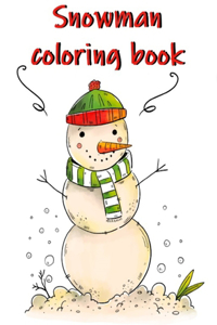 Snowman Coloring Book