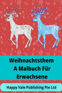 Weihnachtsthem A Malbuch Für Erwachsene