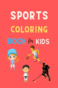 Sports Coloring book book for kids