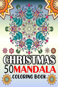 Christmas Mandala Coloring Book